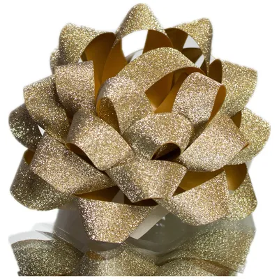 Gift bow Gold Glitter